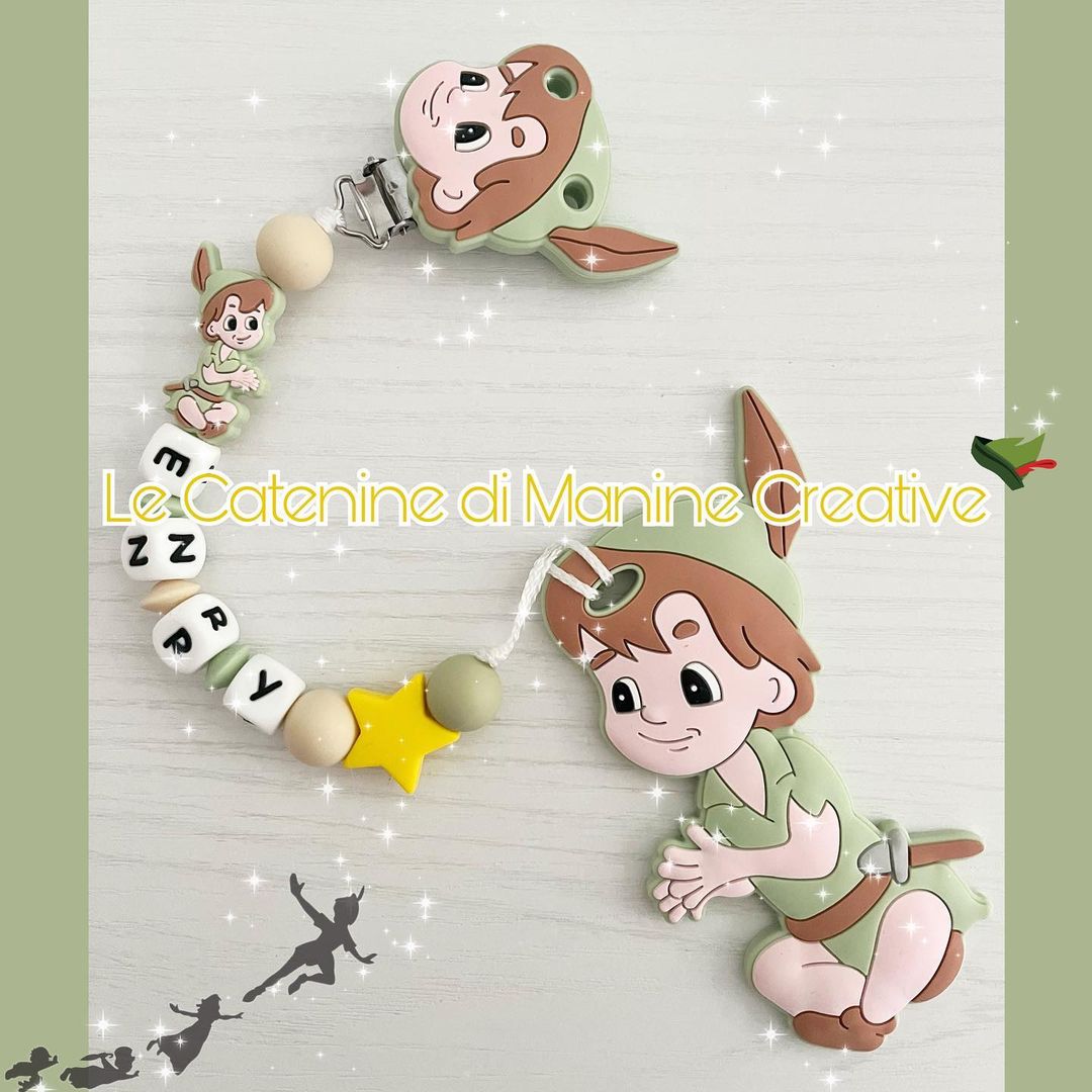 Catenina Portaciuccio Massaggiangengive Peter Pan,Trilly e Bimbi Sperduti - immagine 2