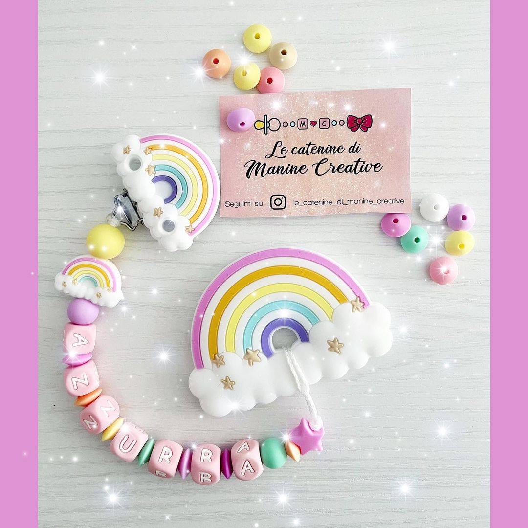 Catenina Portaciuccio Massaggiangengive Arcobaleno