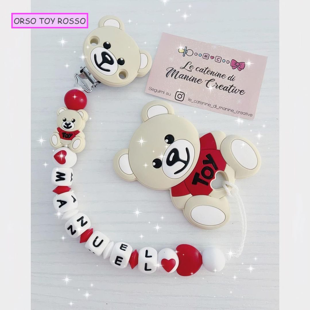 Catenina Portaciuccio Massaggiangengive Orsetto Toy - Parte 1 - immagine 7