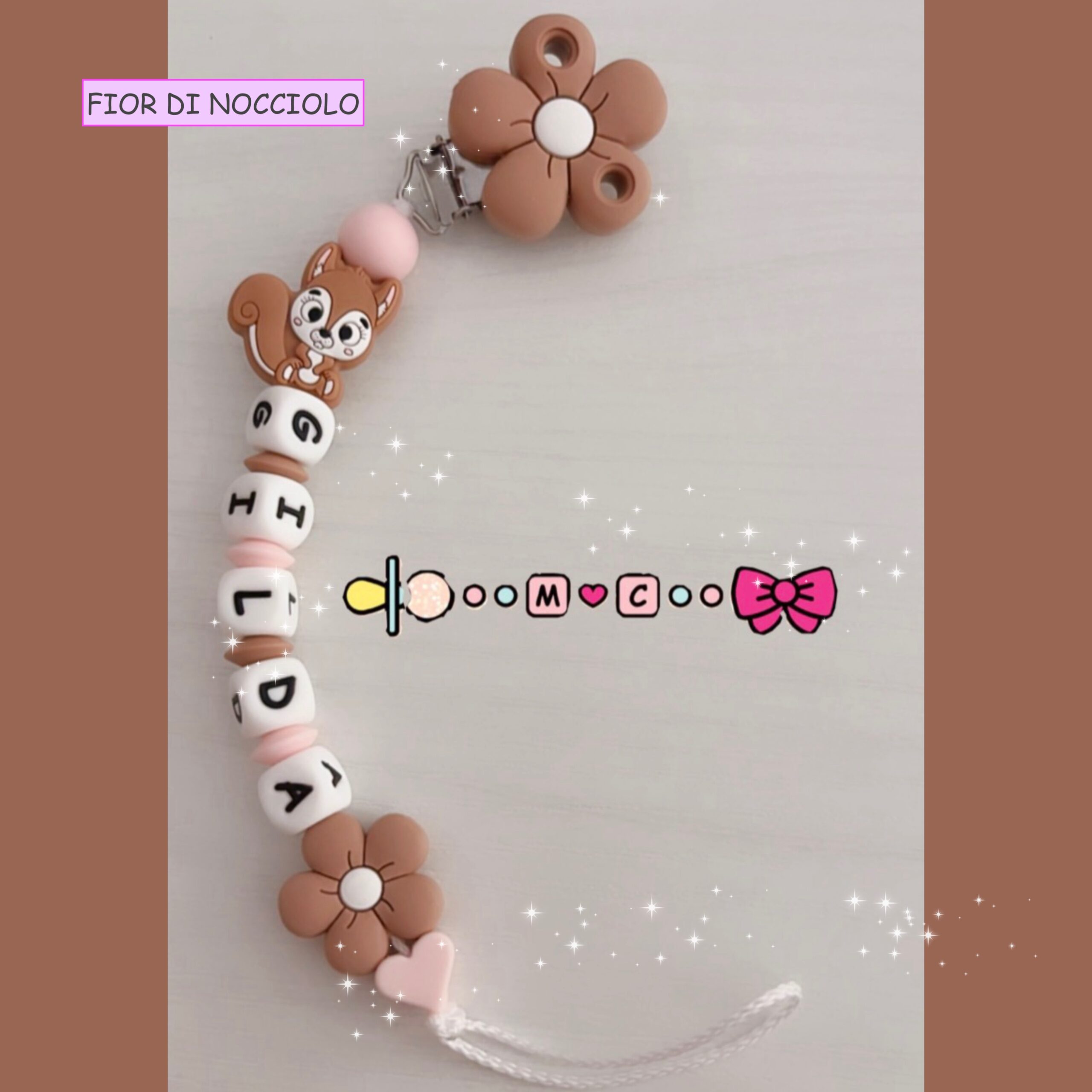 Catenina Portaciuccio Massaggiangengive Scoiattolo - immagine 4