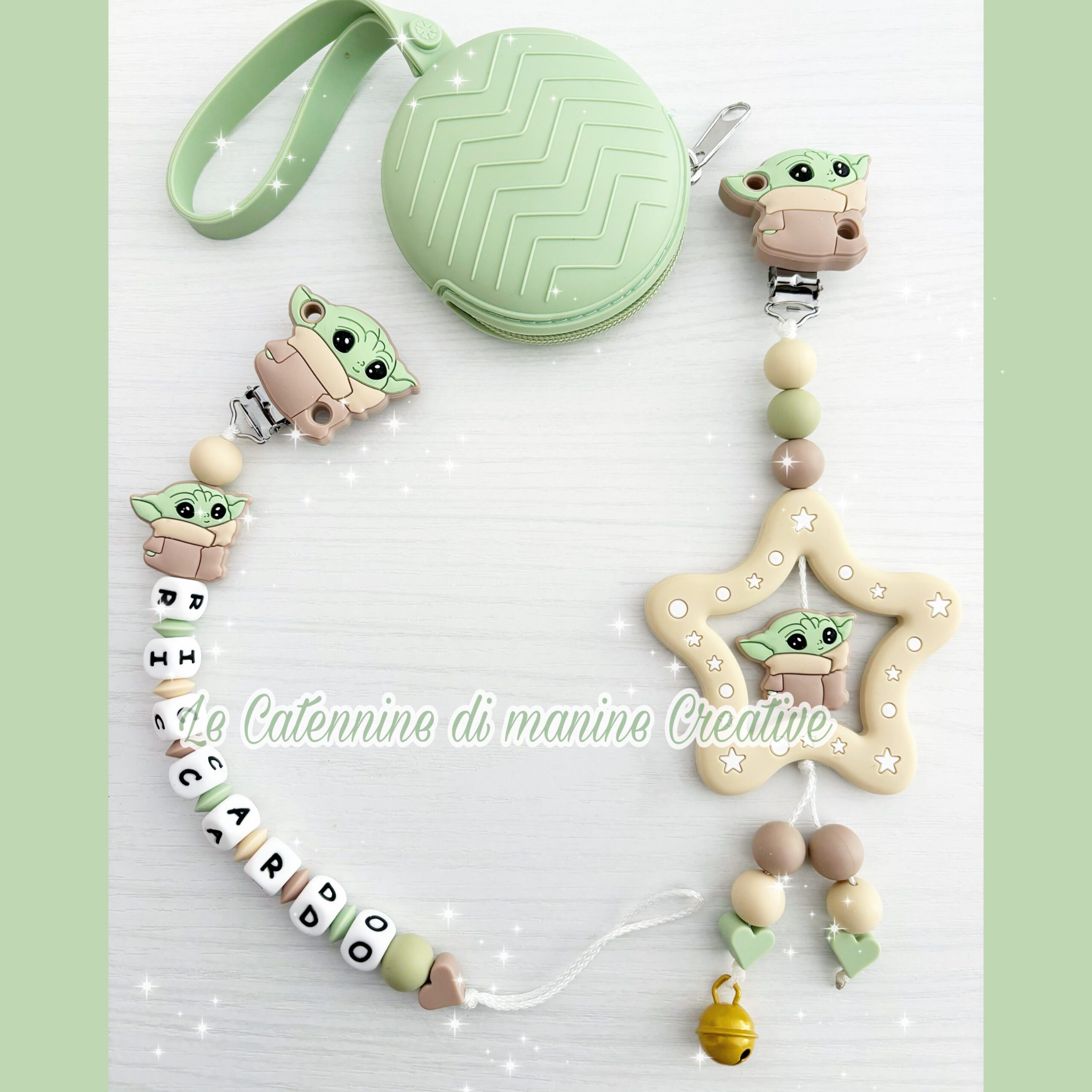 Catenina Portaciuccio Massaggiangengive Baby Yoda