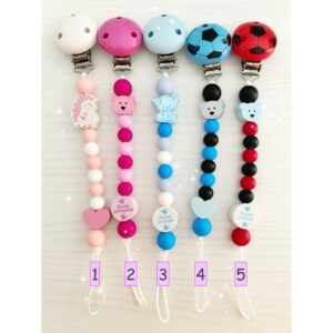 Catenine Portaciuccio Silicone Misto Legno