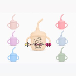 Tazza Personalizzabile in silicone con Manici
