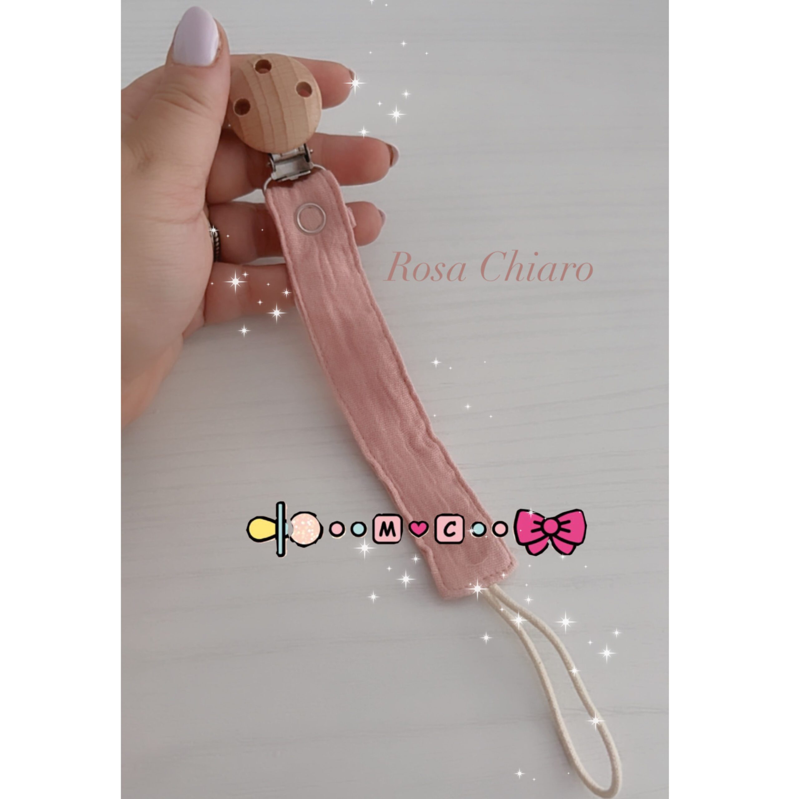 Catenine Personalizzabili in Stoffa Ricamate - immagine 3