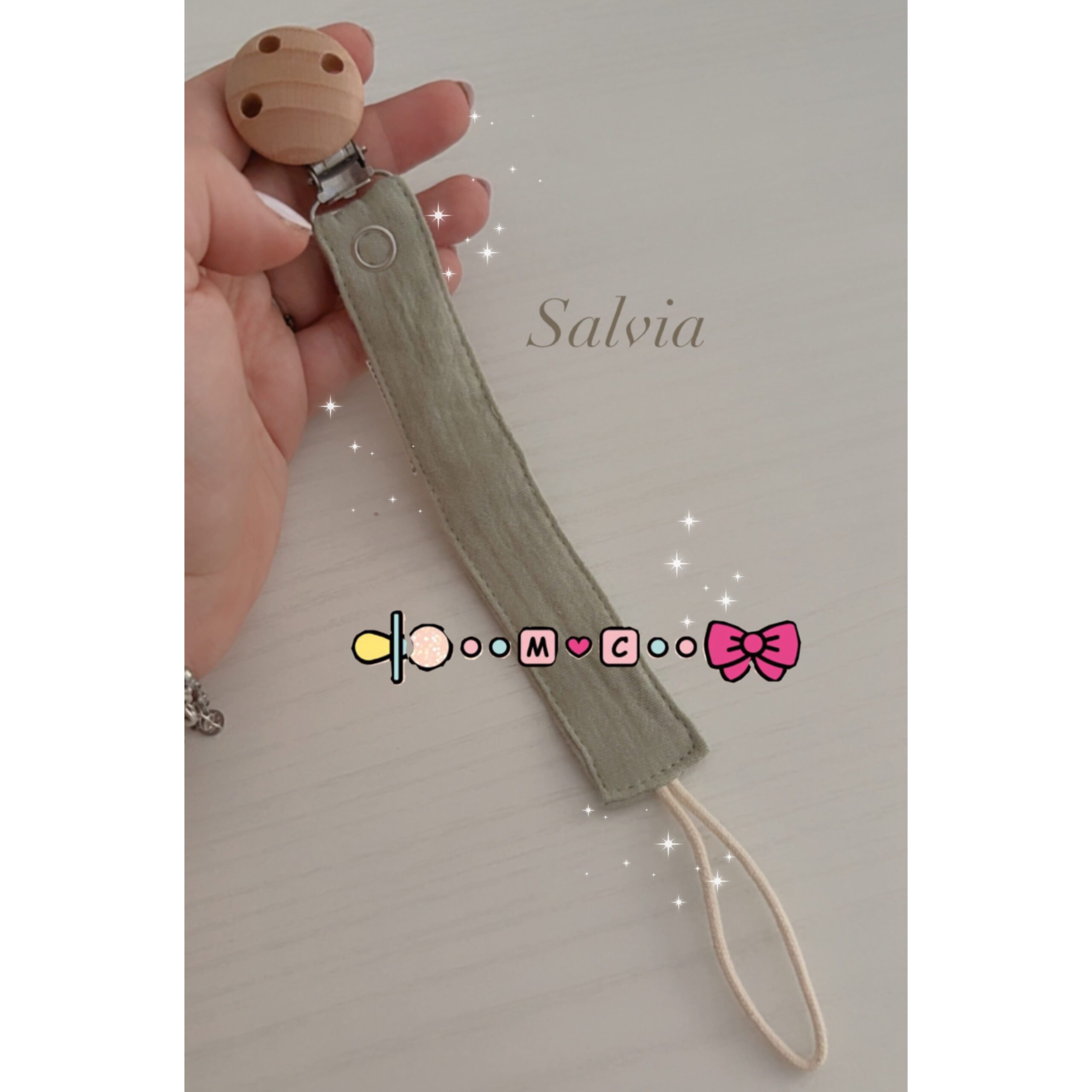 Catenine Personalizzabili in Stoffa Ricamate - immagine 7