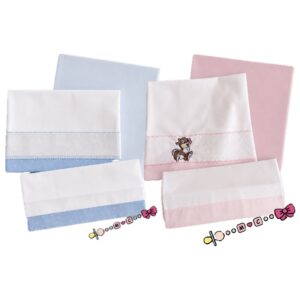 COMPLETO CULLA\LETTINO RICAMATO PERSONALIZATO